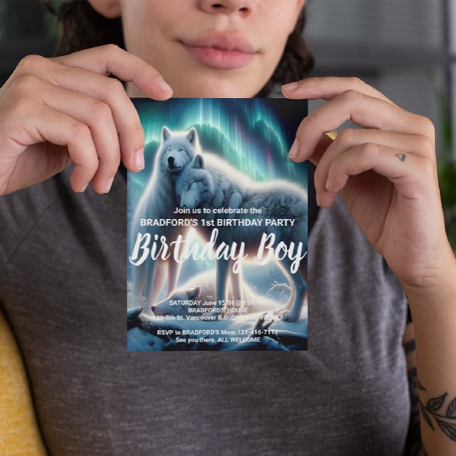 Arctic Guardians Birthday Invite Postcard (Creator Uploaded)