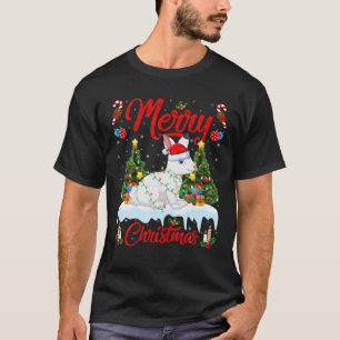Arctic Hare Lover Xmas Lighting Santa Arctic Hare T-Shirt