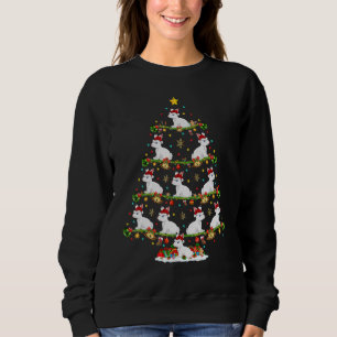 Arctic Hare Xmas Santa Arctic Hare Christmas Tree Sweatshirt