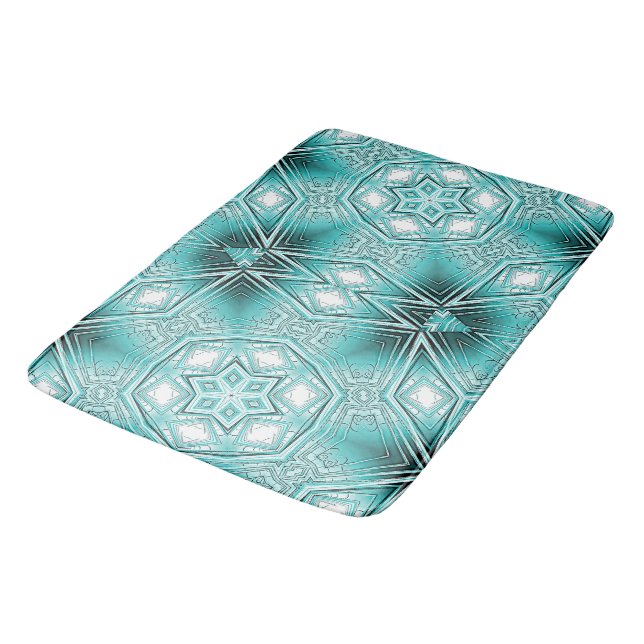 Arctic Kaleidoscope  Bath Mat (Angled)