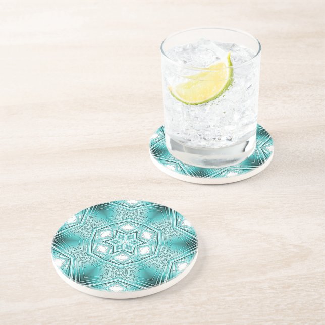 Arctic Kaleidoscope  Coaster (Side)