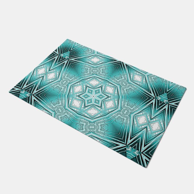 Arctic Kaleidoscope  Doormat (Angled)