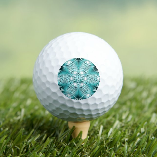 Arctic Kaleidoscope  Golf Balls (Insitu Tee)