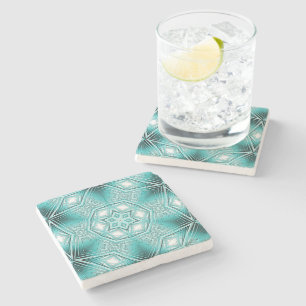 Arctic Kaleidoscope Stone Coaster
