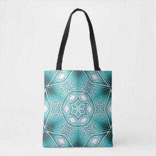 Arctic Kaleidoscope Tote Bag