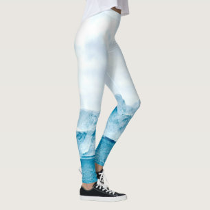 Arctic Landscape Iceberg Greenland Norway Svalbard Leggings