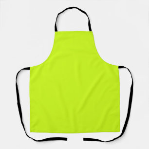 Arctic lime (solid colour) apron