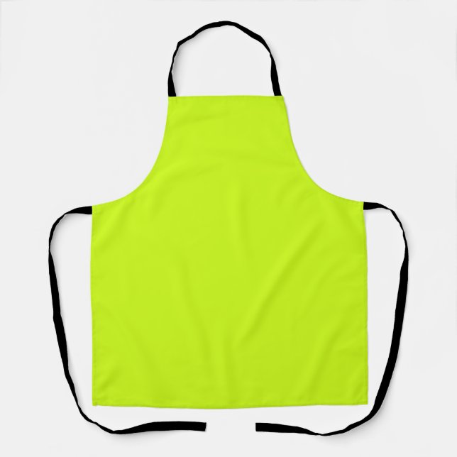 Arctic lime (solid colour)  apron (Front)