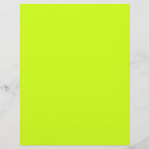 Arctic lime (solid colour) custom letterhead
