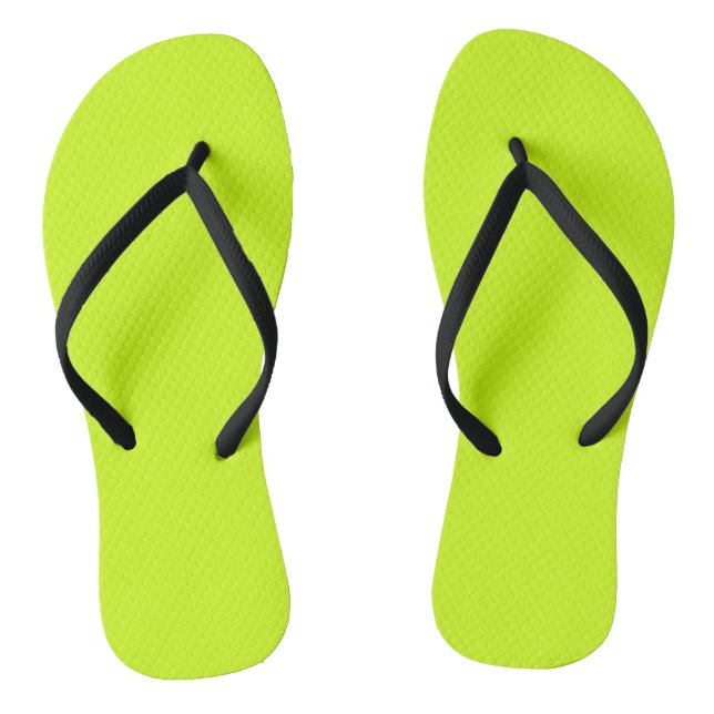 Arctic lime (solid colour)  thongs (Footbed)