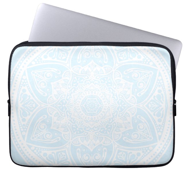 Arctic Mandala Laptop Sleeve (Front)