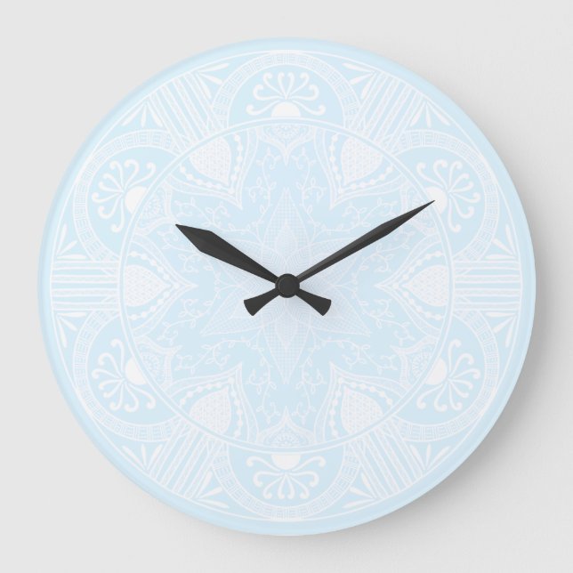 Arctic Mandala Large Clock (Front)