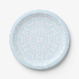 Arctic Mandala Paper Plate