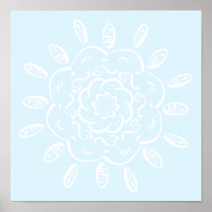 Arctic Mandala Poster
