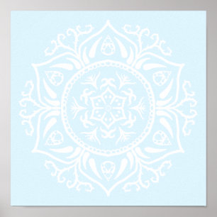 Arctic Mandala Poster
