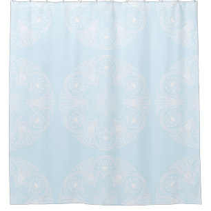 Arctic Mandala Shower Curtain