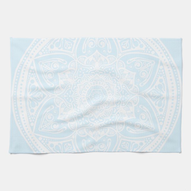 Arctic Mandala Tea Towel (Horizontal)