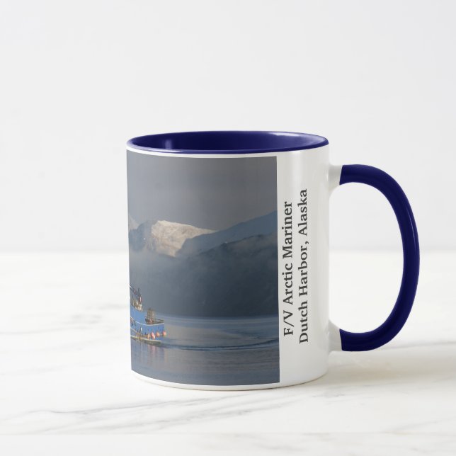 Arctic Mariner, Crab Boat in Dutch Harbour, AK Mug (Right)
