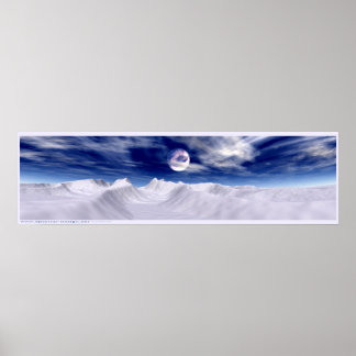 Arctic Moon Poster