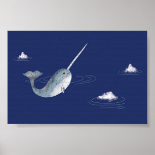 Arctic Narwhal Poster
