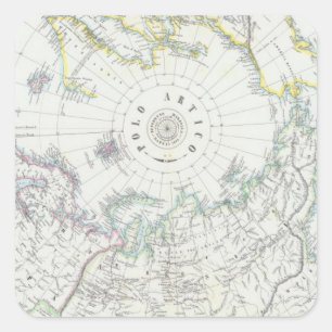 Arctic, Northern Hemisphere Square Sticker