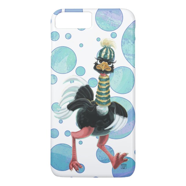 Arctic Ostrich on the Run Case-Mate iPhone Case (Back)