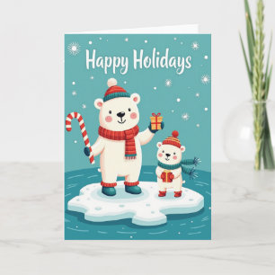Arctic Pals Present Card