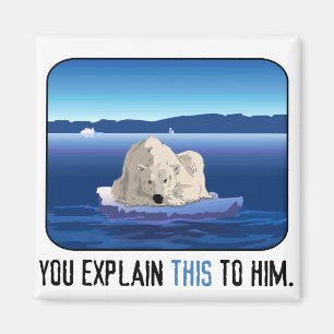 Arctic Polar Bear Magnet