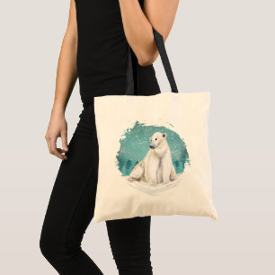 Arctic Polar Bear Tote Bag