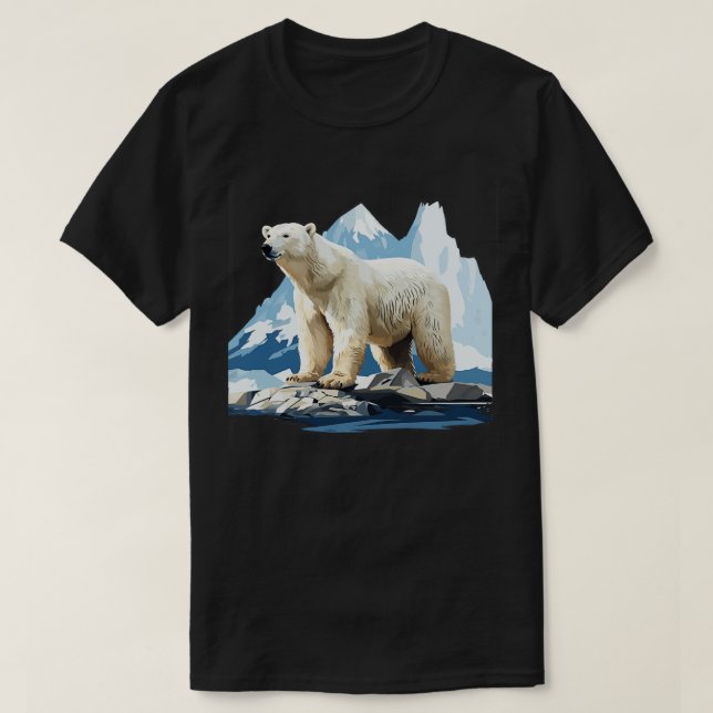 Arctic Polar Bear TShirt 3 (Design Front)