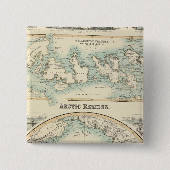 Arctic Regions 2 15 Cm Square Badge (Front)