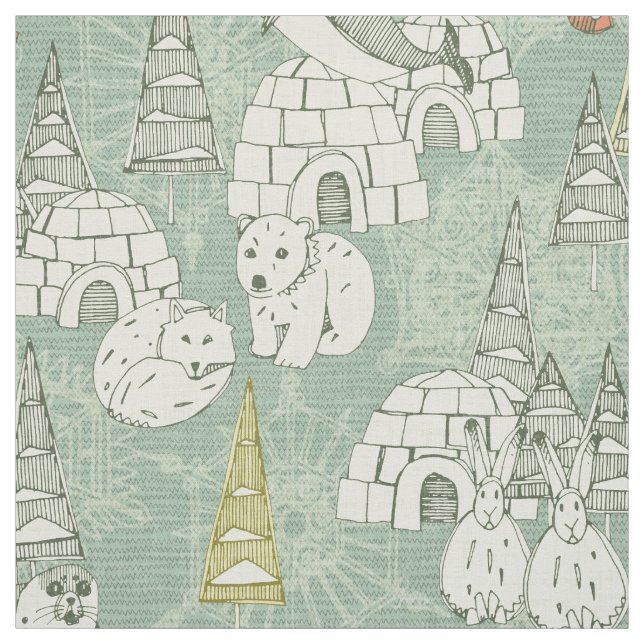 arctic retro fabric (Swatch)
