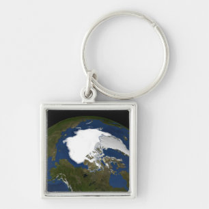 Arctic sea ice in 2005 key ring