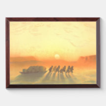 Arctic Sledge Expedition Midnight Sun Lithograph