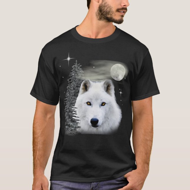 arctic snow wolf T-Shirt (Front)