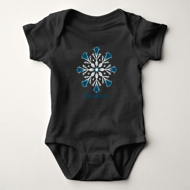 Arctic Sparkle Baby Bodysuit (Front)