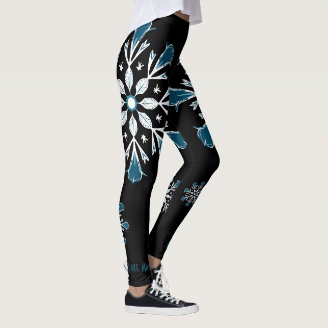 Arctic Sparkle Leggings (Right)