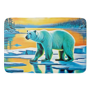 Arctic Sunset Polar Majesty Bath Mat