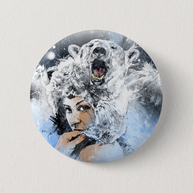 Arctic Tears 6 Cm Round Badge (Front)