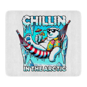 Arctic Vacation Cutting Board