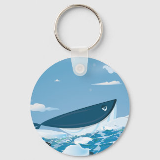 Arctic Whale Key Ring