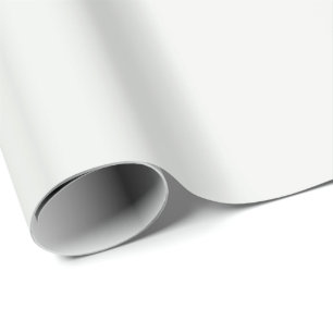 Arctic White colour Wrapping Paper