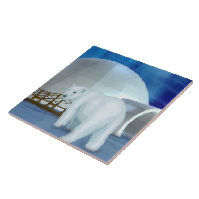 Arctic Winds Ceramic Tile (Side)