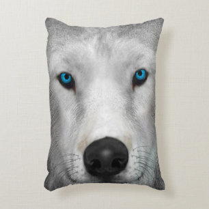Arctic Wolf Decorative Cushion