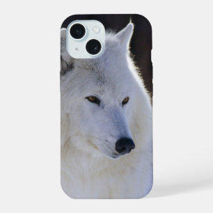 Arctic Wolf Face iPhone 15 Case