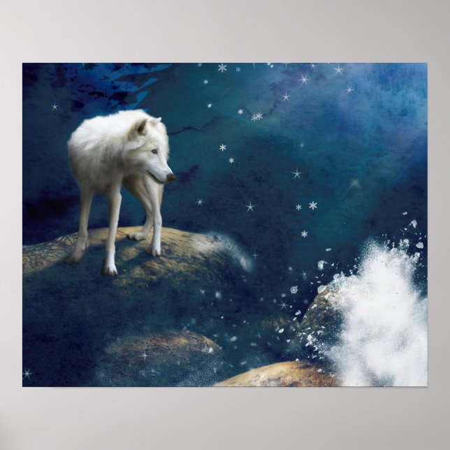 ARCTIC WOLF MOON STRIDER POSTER (Front)