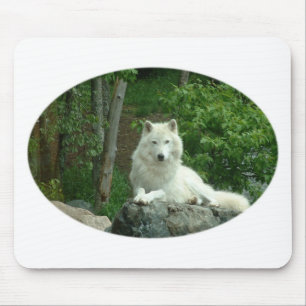 Arctic Wolf Mouse Pad