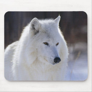 Arctic Wolf Mousepad