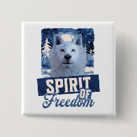 Arctic Wolf Spirit of Freedom Wildlife Design