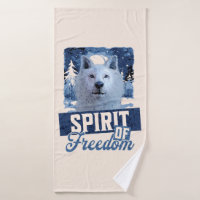 Arctic Wolf Spirit of Freedom Wildlife Design